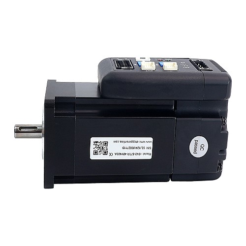 400W 통합 DC 서보 모터 1.27Nm(179.85oz.in) 3000rpm 24-60VDC, Modbus RS485 포함 - iSV2-57TR-48V400A | StepperOnline
