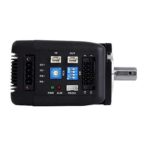 200W 통합 DC 서보 모터 0.64Nm(90.63oz.in) 3000rpm 24-70VDC, Modbus RS485 포함