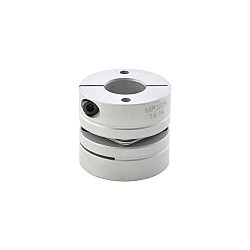 14mm - 15mm 유연한 단일 디스크 커플링 32x29mm CNC 스테퍼 모터 키 홈 샤프트 커플러