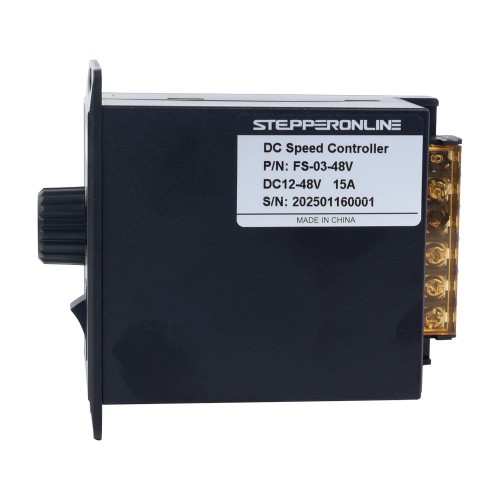 가변 속도 모터용 250W 12-48VDC 15A 모터 속도 컨트롤러 - FS-03-48V | StepperOnline 가변 속도 모터용 250W 12-48VDC 15A 모터 속도 컨트롤러 - FS-03-48V | StepperOnline