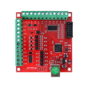 4축 CNC 브레이크아웃 보드 컨트롤러 100kHz USB 제어 (Mach3 호환)