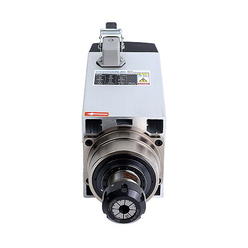 스퀘어 스핀들 모터 공냉식 380V 4.5KW 18000RPM 300Hz ER32 콜렛 CNC VFD 모터 380V AC 스핀들 4 베어링
