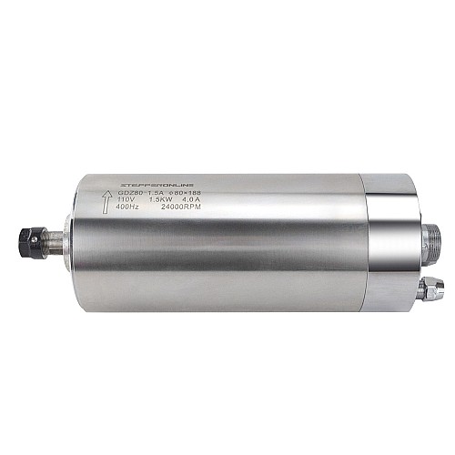 스핀들 모터 수냉식 110V 1.5KW 24000RPM 400Hz ER11 콜렛 목재 조각 밀링 머신 STEPPERONLINE CNC VFD 모터 110V AC 스핀들
