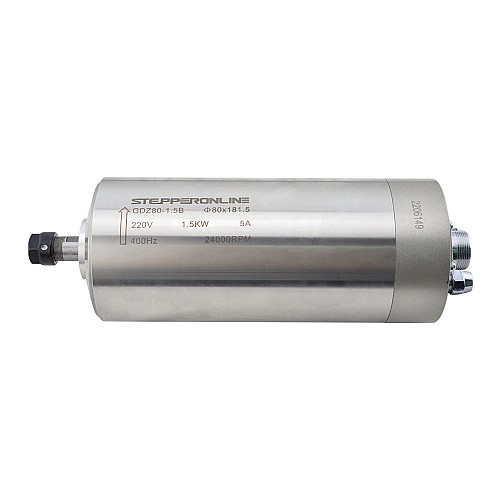 스핀들 모터 수냉식 220V 1.5KW 24000RPM 400Hz ER11 콜렛 목재 조각 밀링 머신 STEPPERONLINE CNC VFD 모터 220V AC 스핀들 스핀들 모터 수냉식 220V 1.5KW 24000RPM 400Hz ER11 콜렛 목재 조각 밀링 머신 STEPPERONLINE CNC VFD 모터 220V AC 스핀들