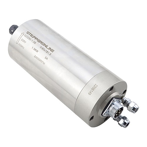 스핀들 모터 수냉식 220V 1.5KW 24000RPM 400Hz ER11 콜렛 목재 조각 밀링 머신 STEPPERONLINE CNC VFD 모터 220V AC 스핀들 스핀들 모터 수냉식 220V 1.5KW 24000RPM 400Hz ER11 콜렛 목재 조각 밀링 머신 STEPPERONLINE CNC VFD 모터 220V AC 스핀들