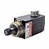 스퀘어 스핀들 모터 공냉식 110V 1.5KW 24000RPM 400Hz ER20 콜렛 CNC VFD 모터 110V AC 스핀들 4 베어링