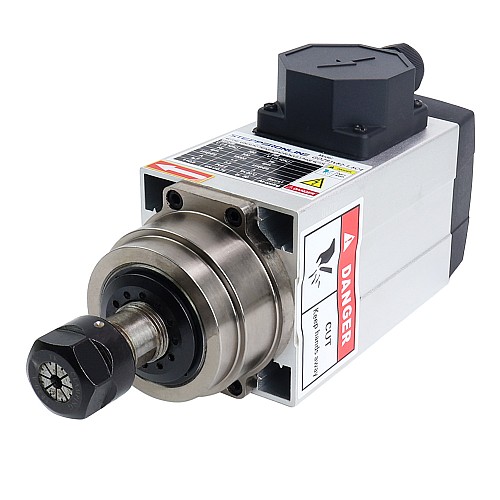 CNC 스핀들 모터 공냉식 380V 1.5KW 18000RPM 300Hz ER20 콜릿