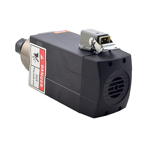스퀘어 스핀들 모터 공냉식 110V 1.5KW 24000RPM 400Hz ER20 콜렛 CNC VFD 모터 110V AC 스핀들 4 베어링