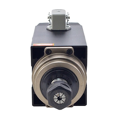 스퀘어 스핀들 모터 공냉식 110V 1.5KW 24000RPM 400Hz ER20 콜렛 CNC VFD 모터 110V AC 스핀들 4 베어링