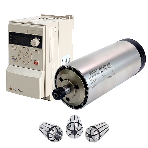 220V 1.5KW Φ80x193.5mm 공냉식 스핀들 모터 및 2HP 1.5KW 7.0A 가변 주파수 드라이브 키트 220V 1.5KW Φ80x193.5mm 공냉식 스핀들 모터 및 2HP 1.5KW 7.0A 가변 주파수 드라이브 키트