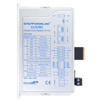 Y 시리즈 EtherCAT 클로즈드 루프 스테퍼 모터 드라이버 0-7.2A 24-50VDC Nema 17, 23, 24 스테퍼 모터용