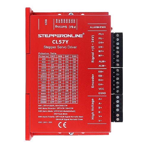 Nema 17, 23, 24 스테퍼 모터용 Y 시리즈 폐루프 스테퍼 드라이버 0-7.0A 24-50VDC Nema 17, 23, 24 스테퍼 모터용 Y 시리즈 폐루프 스테퍼 드라이버 0-7.0A 24-50VDC