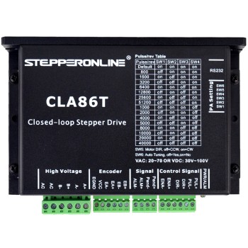 Nema 34 스테퍼 모터용 폐쇄 루프 스테퍼 드라이버 0-8.2A 30-100VDC/20-70VAC