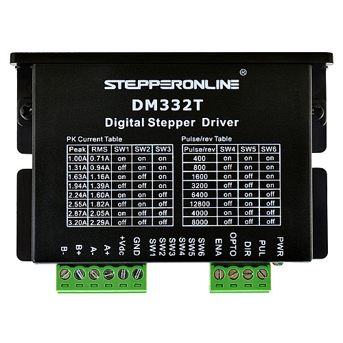 Nema 17, 23 스테퍼 모터용 디지털 스테퍼 드라이브 1.0-3.2A 10-30VDC