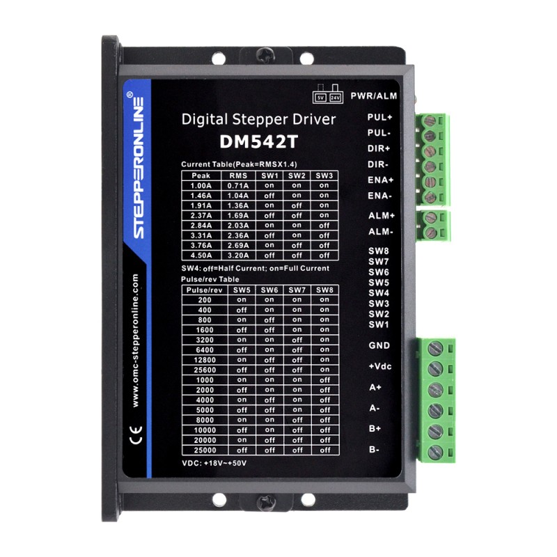 1축 스테퍼 CNC 키트 3.0Nm(425oz.in) Nema 23 스테퍼 모터 및 드라이버