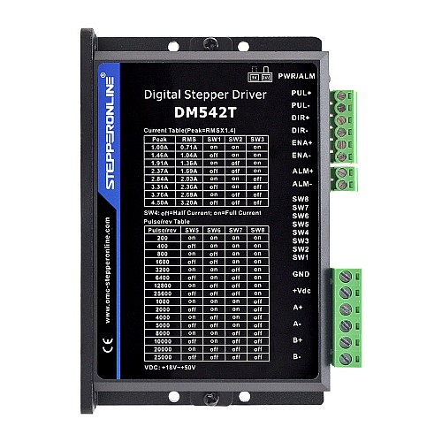 1축 스테퍼 CNC 키트 3.0Nm(425oz.in) Nema 23 스테퍼 모터 및 드라이버