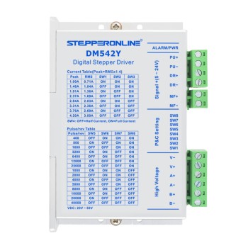 Nema 17, 23, 24 스테퍼 모터용 Y 시리즈 디지털 스테퍼 드라이버 1.0-4.2A DC20V-50V