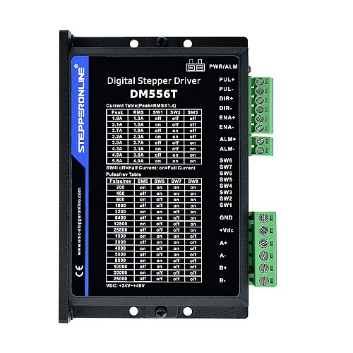 Nema 23, 24, 34 스테퍼 모터용 디지털 스테퍼 드라이버 1.8-5.6A 20-50VDC
