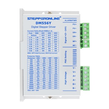 Nema 23, 24, 34 스테퍼 모터용 Y 시리즈 디지털 스테퍼 드라이버 1.7-5.6A DC20V-50V