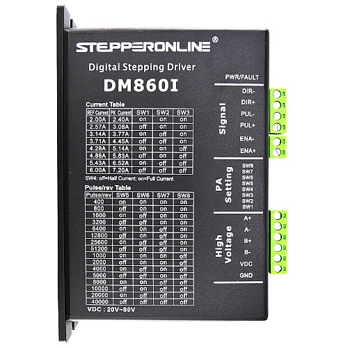 4축 CNC 라우터 키트 13.0Nm(1841oz.in) Nema 34 스테퍼 모터 및 드라이버 및 60V 전원 공급 장치