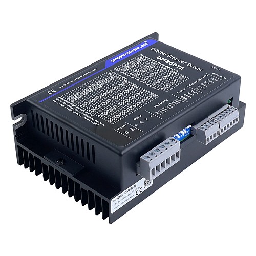 TE 시리즈 디지털 스테퍼 드라이버 2.4-7.2A 20-80VAC/30-100VDC, Nema 34 모터용 - DM860TE | StepperOnline