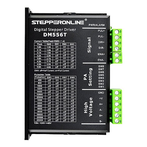 Nema 23, 24, 34 스테퍼 모터용 디지털 스테퍼 드라이버 1.8-5.6A 20-50VDC