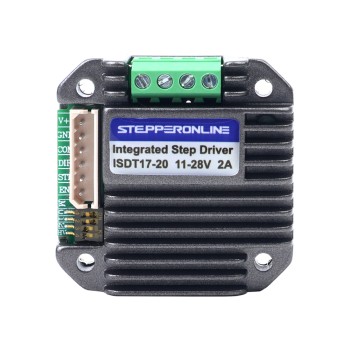 NEMA 17 스테퍼 모터용 통합 스테퍼 모터 드라이버 0.6-2.0A 11-28VDC 초저소음 버전