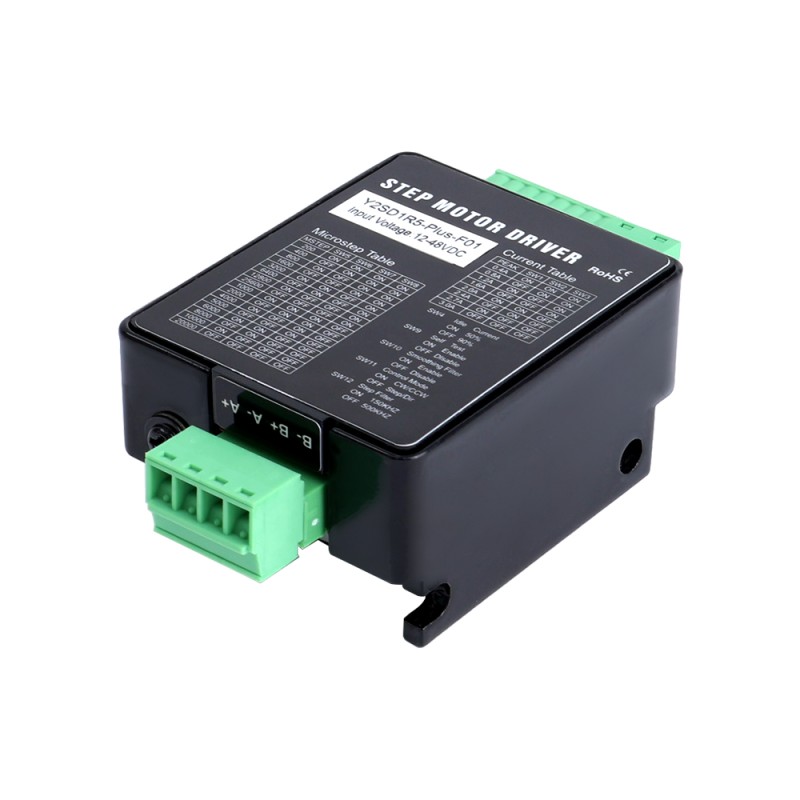 DC 펄스 스테퍼 모터 드라이버 0.4-3.0A 12-48VDC 알람 기능 및 Nema 11, 14, 17, 23 스테퍼 모터용 I/O 제어