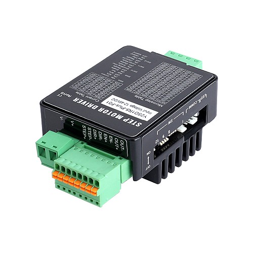 DC 펄스 스테퍼 모터 드라이버 0.4-3.0A 12-48VDC 알람 기능 및 Nema 11, 14, 17, 23 스테퍼 모터용 I/O 제어