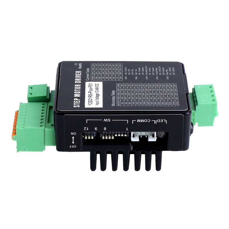 DC 펄스 스테퍼 모터 드라이버 0.4-3.0A 12-48VDC 알람 기능 및 Nema 11, 14, 17, 23 스테퍼 모터용 I/O 제어