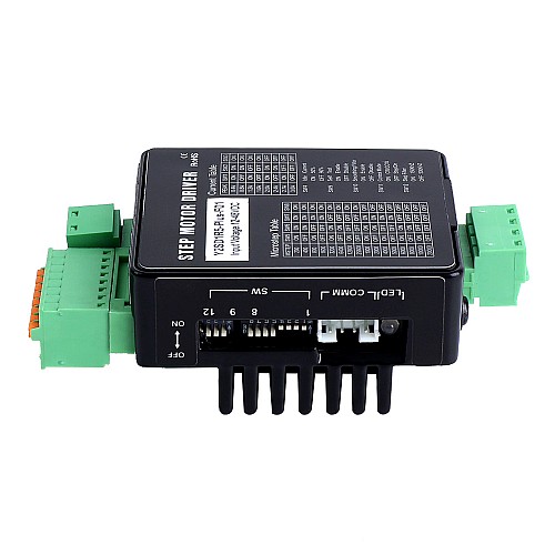 DC 펄스 스테퍼 모터 드라이버 0.4-3.0A 12-48VDC 알람 기능 및 Nema 11, 14, 17, 23 스테퍼 모터용 I/O 제어