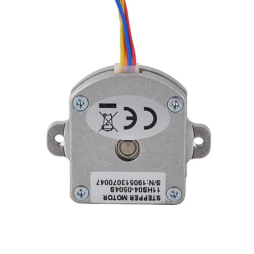 팬케이크 Nema 11 양극성 1.8deg 1Ncm(1.4164oz.in) 0.5A 28x28x9.5mm 4선