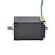 이중 샤프트 Nema 11 중공 샤프트 스테퍼 모터 바이폴라 7.5Ncm(10.6oz.in) 1.0A 28x28x44mm