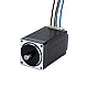 짧은 샤프트 Nema 11 양극 1.8deg 12Ncm(16.99oz.in) 0.7A 28x28x51mm 4 전선