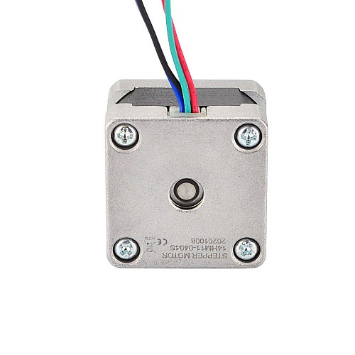 Nema 14 양극 0.9deg 11Ncm(15.58oz.in) 0.4A 35x35x28mm 4 전선