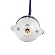 원형 Nema 14 양극 0.9deg 9Ncm(12.75oz.in) 1.0A Φ36x17.5mm 4 전선 보론 스텔스버너용