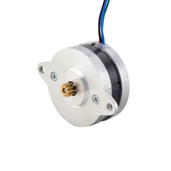 원형 Nema 14 양극 0.9deg 9Ncm(12.75oz.in) 1.0A Φ36x17.5mm 4 전선 보론 스텔스버너용