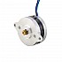 원형 Nema 14 양극 0.9deg 9Ncm(12.75oz.in) 1.0A Φ36x17.5mm 4 전선 보론 스텔스버너용