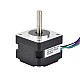 Nema 14 양극 1.8deg 12.5Ncm(17.7oz.in) 1.0A 35x35x28mm 4 전선