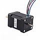 이중 샤프트 Nema 14 바이폴라 1.8deg 40Ncm(56.64oz.in) 1.5A 35.2x35.2x52mm 4 와이어 이중 샤프트 Nema 14 바이폴라 1.8deg 40Ncm(56.64oz.in) 1.5A 35.2x35.2x52mm 4 와이어