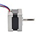 Nema 14 양극 0.9deg 11Ncm(15.58oz.in) 0.4A 35x35x28mm 4 전선