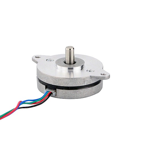 원형 Nema 14 양극 0.9deg 5Ncm(7.08oz.in) 0.5A  Φ36x12.5mm 4 전선 - 14HR05-0504S | StepperOnline