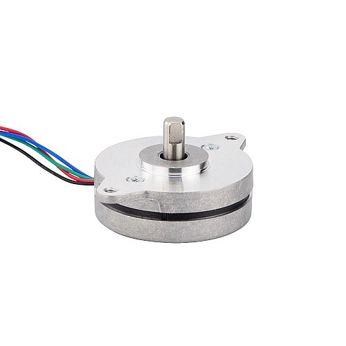 원형 Nema 14 양극 0.9deg 5Ncm(7.08oz.in) 0.5A  Φ36x12.5mm 4 전선 - 14HR05-0504S | StepperOnline