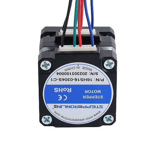 Nema 16 조립된 모터 w/ 중공 및 중실 샤프트 바이폴라 1.8deg 8Ncm(11.33oz.in) 0.3A 39x39x40mm 4 전선 Nema 16 조립된 모터 w/ 중공 및 중실 샤프트 바이폴라 1.8deg 8Ncm(11.33oz.in) 0.3A 39x39x40mm 4 전선