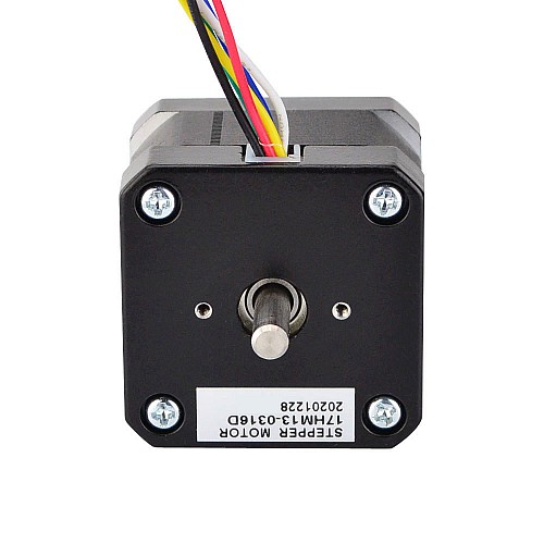 이중 샤프트 Nema 17 단극 0.9deg 16Ncm(22.66oz.in) 0.3A 42x34mm 6 전선