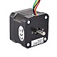이중 샤프트 Nema 17 단극 0.9deg 16Ncm(22.66oz.in) 0.3A 42x34mm 6 전선