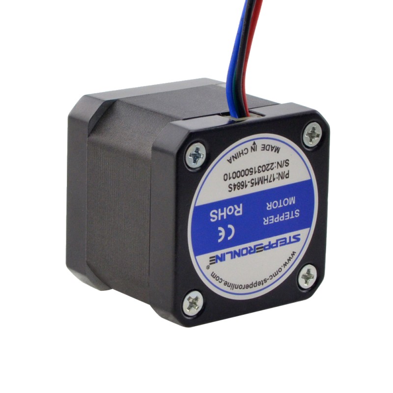 Nema 17 양극성 0.9deg 32Ncm(45.3oz.in) 1.68A 42x42x38mm 4선