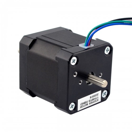 이중 샤프트 Nema 17 양극성 0.9deg 44Ncm(62.3oz.in) 1.68A 42x42x48mm 4선