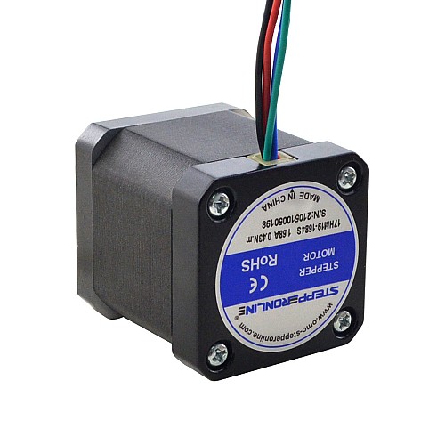 Nema 17 양극 0.9deg 44Ncm(62.3oz.in) 1.68A 42x42x47mm 4 전선