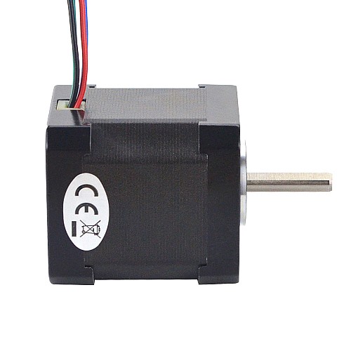 전체 D-컷 샤프트 Nema 17 양극 0.9deg 46Ncm(65.1oz.in) 2A 42x42x48mm 4 전선